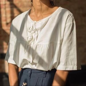Olive Clothing Faye Ribbon Top